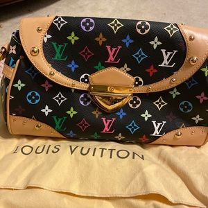 ❌ SOLD❌Louis Vuitton black multicolor Beverly mm
